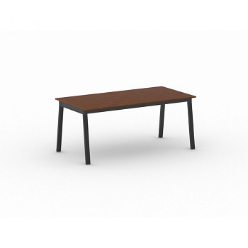 Jednací stůl 1800x 900x 750, třešeň, podnož černá, BASIC