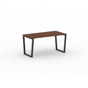 Jednací stůl 1600x 800x 750, třešeň, podnož černá, IMPRESS