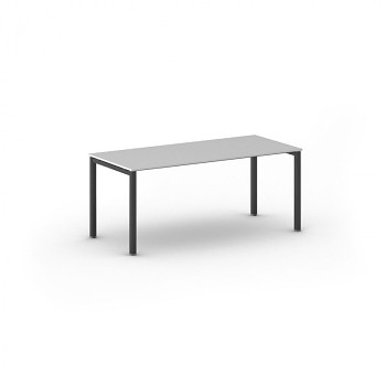 Jednací stůl 1800x 800x 750, šedá, podnož černá, SQUARE