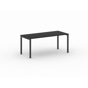 Jednací stůl 1800x 800x 750, antracit, podnož černá, SQUARE
