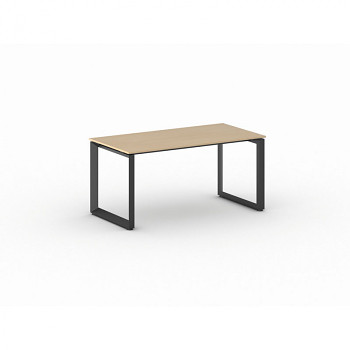 Jednací stůl 1600x 800x 750, buk, podnož černá, INSPIRE