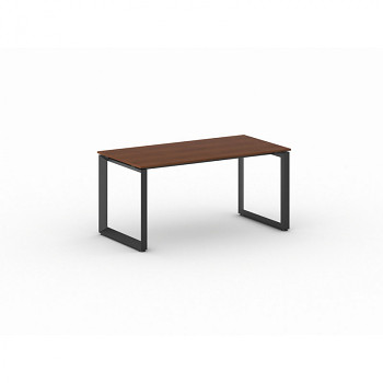 Jednací stůl 1600x 800x 750, třešeň, podnož černá, INSPIRE