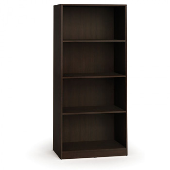 Kancelářská skříň - regál 1781x 800x500 mm, wenge, PRIMO