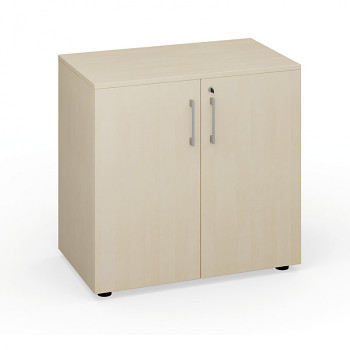 Kancelářská skříň  740x 800x420 mm, dveře křídlové, bříza, PRIMO