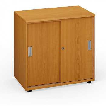 Kancelářská skříň  740x 800x420 mm, dveře zasouvací, třešeň, PRIMO