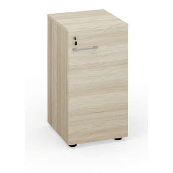 Kancelářská skříň  740x 400x420 mm, dveře křídlové, dub přírodní, PRIMO