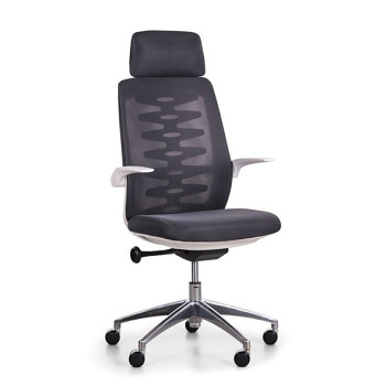 Kancelářská židle se síťovaným opěrákem SITTA WHITE, černá