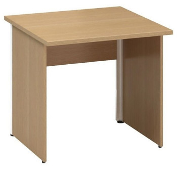 Kancelářský psací stůl CLASSIC A, 800 x 800 mm, buk