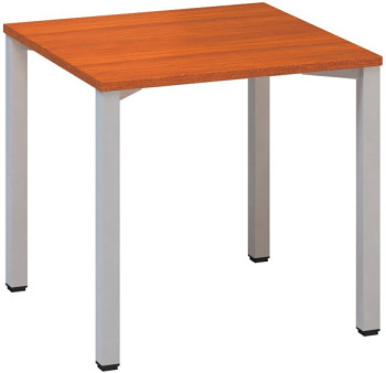 Kancelářský psací stůl CLASSIC B, 800 x 800 mm, třešeň