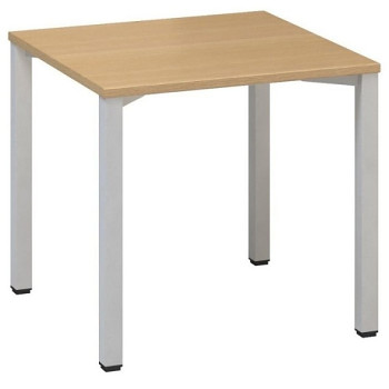 Kancelářský psací stůl CLASSIC B, 800 x 800 mm, buk