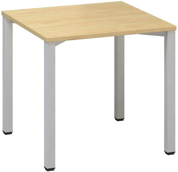 Kancelářský psací stůl CLASSIC B, 800 x 800 mm, divoká hruška
