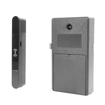 Zámek se čtečkou RFID karet F132R, hliník, černý