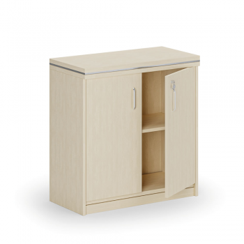 Kancelářská skříň ARRISTO LUX, 800 x 400 x 836 mm, bříza
