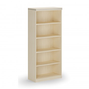 Kancelářský regál ARRISTO LUX, 800 x 400 x 1836 mm, bříza